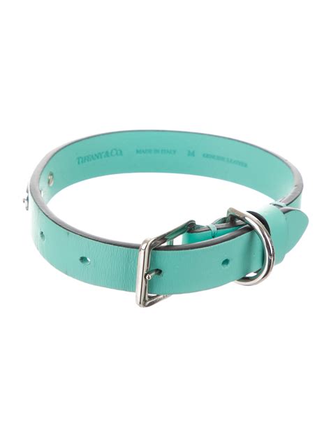 tiffany dog collar replica|tiffany blue leather dog collar.